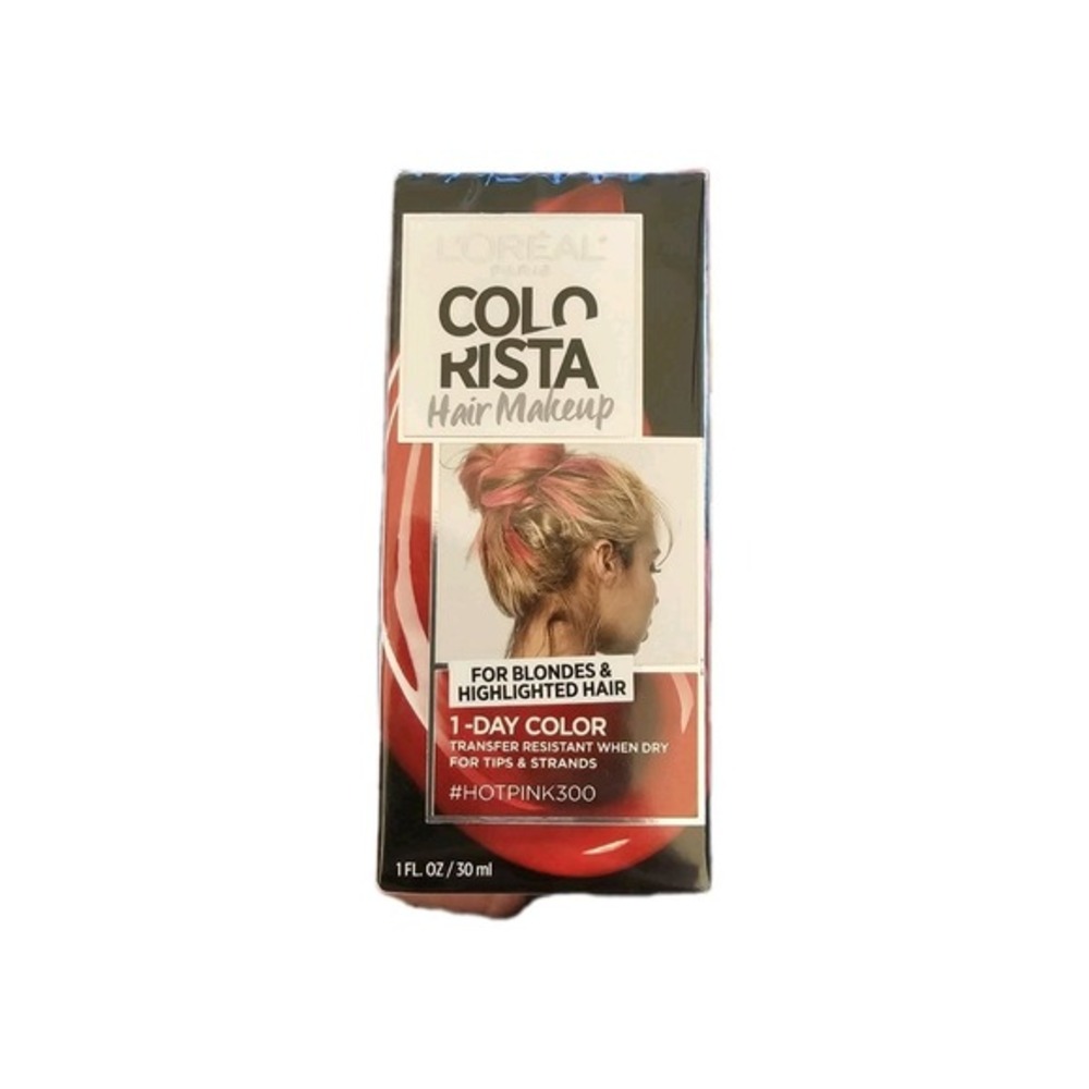 1 Box  L'Oreal Paris Colo‎ Rista Hair Makeup 706-721   1-Day Color #Hot Pink 300